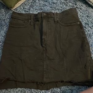 Madewell black skirt